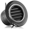 HG Power 3 Inch Vent Cover, ABS Plastic Soffit Vent
