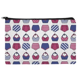Retro Vintage Women's Swimsuit Pattern Makeup Cosmetic Bag Organizer Pouch