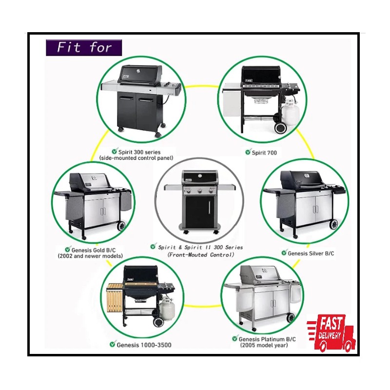 For Weber Replacement Parts for Weber Spirit 300 Series Grill