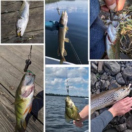 Enjoyard Funny Fishing Bait Gift, Fishing Accessory Set for Trout 15 g Fishing Lures Spoof Fishing Suitable for Valentine's Day Birthday