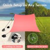 easierhike Beach Canopy Windproof Design, Sun Shelter UPF50+ Portable Family