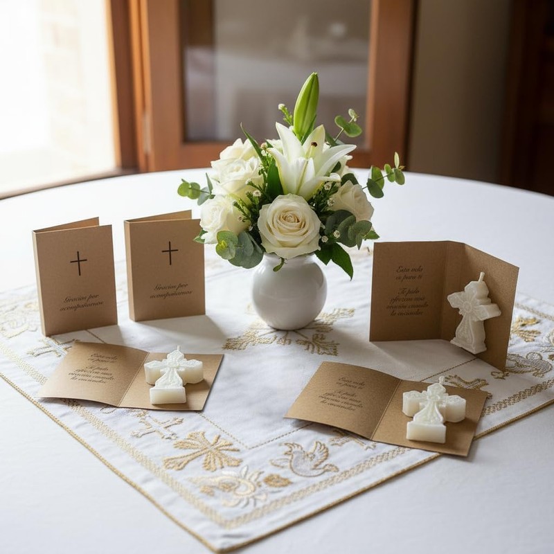 24 Mini Recuerdos Velas Aromáticas Bautizo Boda Primera Comunion Novenario