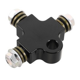 ULTECHNOVO Aluminium Alloy T Shaped Brake Line Tee with Connector for Off Road Motorcycles ATV Go Kart Quick Response Brake Oil Pipe Adapter for Reliable Braking Diverse Terrains