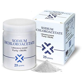 Sodium Dichloroacetate (Dichloroacetic Acid) - Sodium Dichloroacetate - DCA 25 g Powder, Best Purity >99.9%, Includes Analysis Certificate, Made in Europe, by DCA-LAB, 0.9 oz
