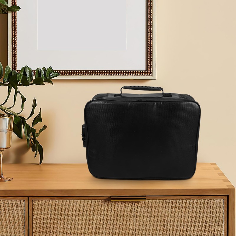 CLISPEED Fireproof Document Box Heated Insulated, Waterproof Document Storage Box