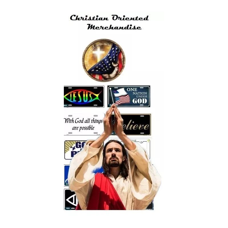 With God All Things Are Possible License Plate