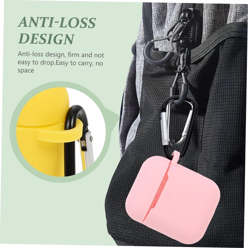 jojofuny 2pcs Earbud Protective Cover for and Scratch-Resistant Headphone Holder