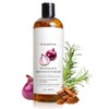 Onion Shampoo,Shampoo Reparación Brillante y Nutrición,Champú Extracto de Romero, Cebolla
