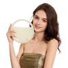 Miuco Round Shape Beaded Bag Pearl Clutch Luxury Handmade Bead