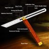 Adjustable Carpentry Square Bevel Gauge, T Bevel Angle Finder Craft