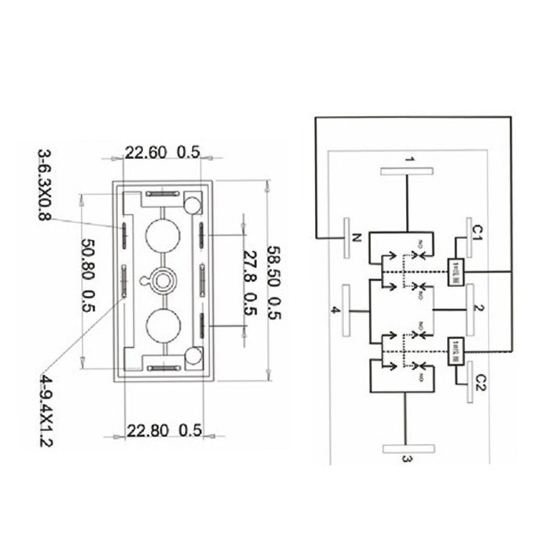 Winch Relay 100A 12V 7 Pin Split Charging for ATV