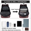 SUPACOOL Lightweight Casual Laptop Backpack with USB Charging Port For