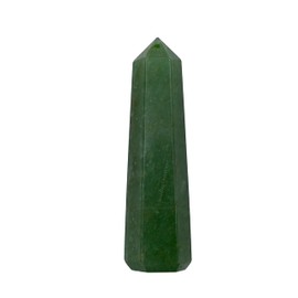 Light Green Aventurine Crystal Towers ~ Natural Healing Crystal Point Obelisk for Reiki Healing and Crystal Grid (2" to 3" INCH)
