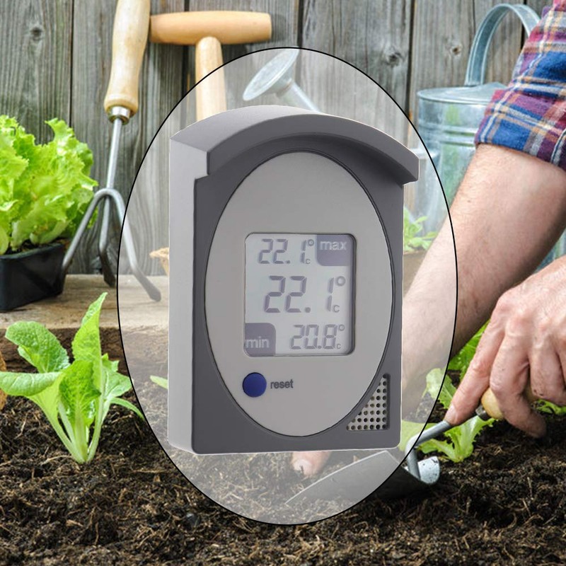 Outdoor Max Min Thermometer - Ideal For Garden Or Greenhouse