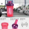 XTKS Shaker Bottle,400ml Small Protein Shaker Bottle with Mixing Ball,