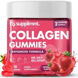 Supplmnt Marine Collagen Gummies, Strawberry, 2 Months Supply