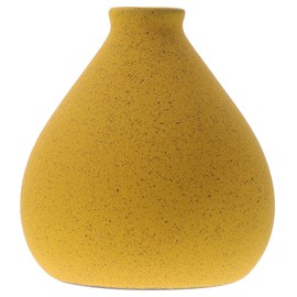 Alipis Ceramic Flower Vase Decorative Centerpiece for Banquet Yellow Home Vase Floral Arrangement Container
