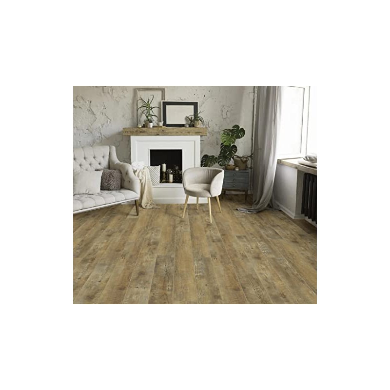 SUPERCore Xtreme SPC009X Barnwood Rigid Vinyl Plank Flooring, Sample