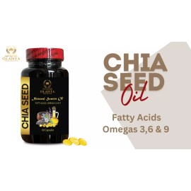 OLANTA TRADE SOLUTION CHIA SEED EXTRACT - chia seed oil softgels, chia seed vitamin, omega 3 6 9, Chia