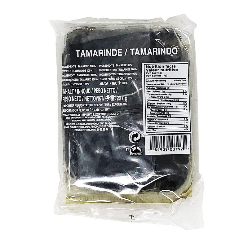 Pure Tamarind Paste - 8 oz (227g) | Seedless Concentrate,