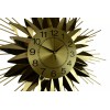 Unbranded 25" Gold Metal Starburst Wall Clock