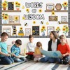 Mooliwe 57 Pcs Sunflower Bulletin Board Set Inspirational Flower Bulletin