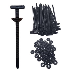 NEW Nylon Universal Cable Ties, Heavy Duty Self-Locking Zip Ties, UV Resistant, Universal Fasteners (100 pcs)