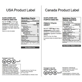 Food to Live Sunflower and Pumpkin Seed Mix, 4 Pounds – Natural Snack, Rich in Protein, Perfect for Snacking, Baking and Salads, Raw, Vegan, Kosher, Bulk