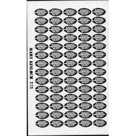 Dollhouse miniature DIY 1/2 scale laser cut Tropical fern #272