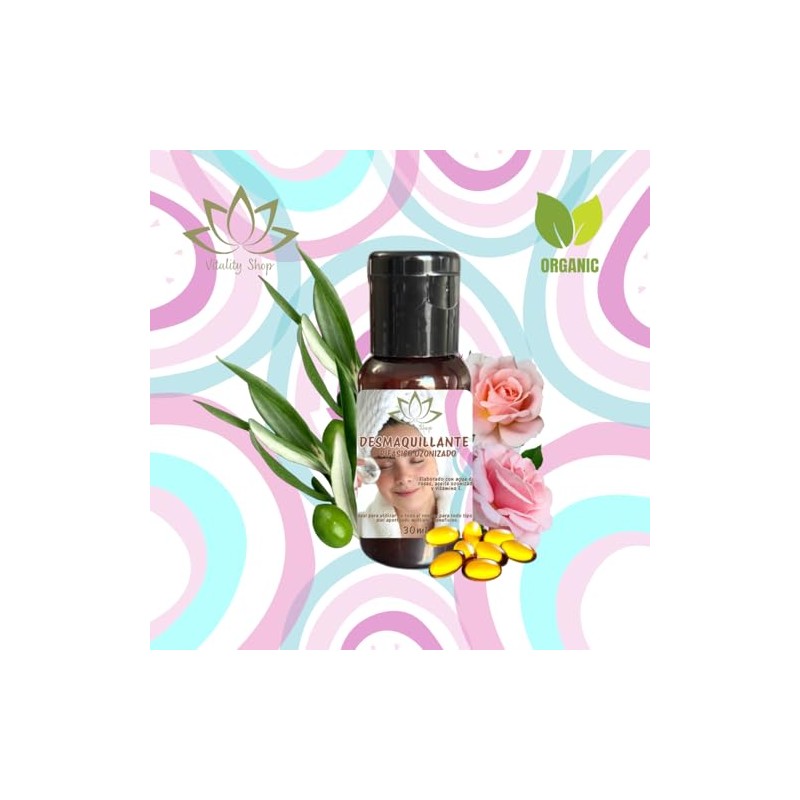 Desmaquillante Bifásico Ozonizado con Agua de Rosas y Vitamina E