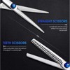 10pcs Haircutting Scissors Kit Professional Stainless Steel Comfortable Grip Portable