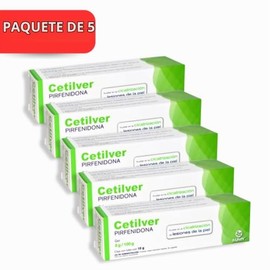 Cetilver Pirfenidona Gel Cajas Gramos Maver Laboratorios Tratamiento Antifibrótico Cicatrices Quemaduras Fibrosis Cutánea Uso Tópico