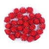 YYCRAFT 50pcs Glitter Tinsel Pom Poms Sparkle Balls for DIY