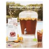 CreativeWare 3 Gallon Beverage Dispenser With Ice Cylinder And Fruit
