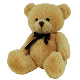 Elka Australia 0427-BRN Baxter Teddy Bear Soft Plush Toy, Brown, 14 Centimeters