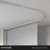 EverTrack Curtain Track - Corner Section for Ceiling Curtain Track