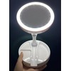 Dimmable Desk Lit Cosmetic Make up Mirror 6 inch Double