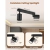 Ledronix Ceiling Spotlight 2 Bulbs Black