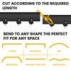 Flexible Ceiling Curtain Track Ceiling Mount, Curved Curtain Rod, Sliding