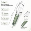 3-in-1 Watermelon Slicer Tool for Easy Serving – Stainless Steel