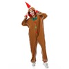 Colorful House Unisex Gingerbread Man Costume Adult Christmas Onesie Pajamas