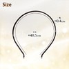 Herbeluemily Headband Hair Band, Faux Leather, Fine, Stylish, Adult, Casual,