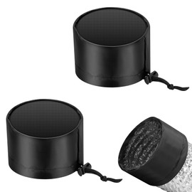 VIVOSUN 2-Pcs Grow Tent Vent Cover, 4"/6"/8" Duct Filter Vent Cover with Elastic Band and Fixed Buckle for Plant Grow Tent Vent, 4inches, 2pcs/Pack