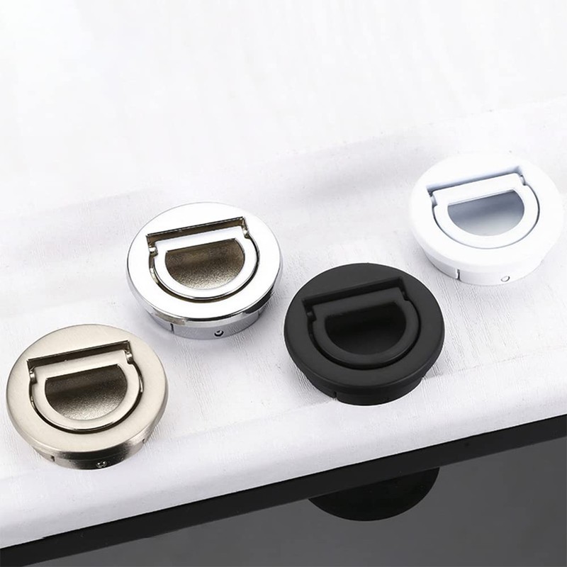FEEIMOL Pack of 4 Tatami Hidden Handles Embedded Pull Ring