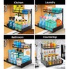 LYNK PROFESSIONAL® Pull Out Under Sink Kitchen Cabinet Organizer -