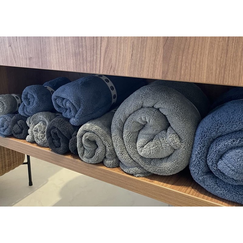 TARO FIBER Fluffy Hand Towel, Handkerchief, Quick Drying, Super Absorbent,