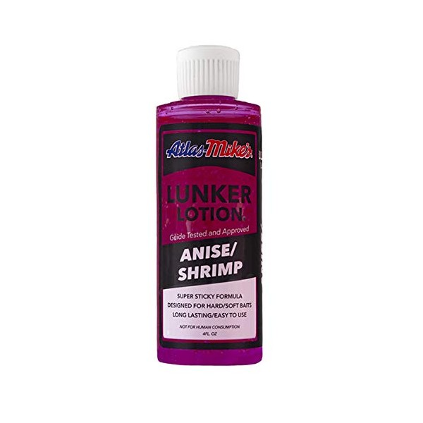 Atlas Mike's Shrimp Lunker Lotion Fish Attractant for Fishing Bait,