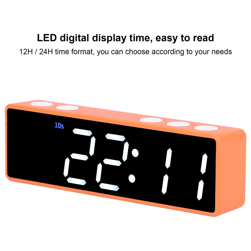 Training Timer LED Digital Timer Multifunctional Electronic Desktop Clock for