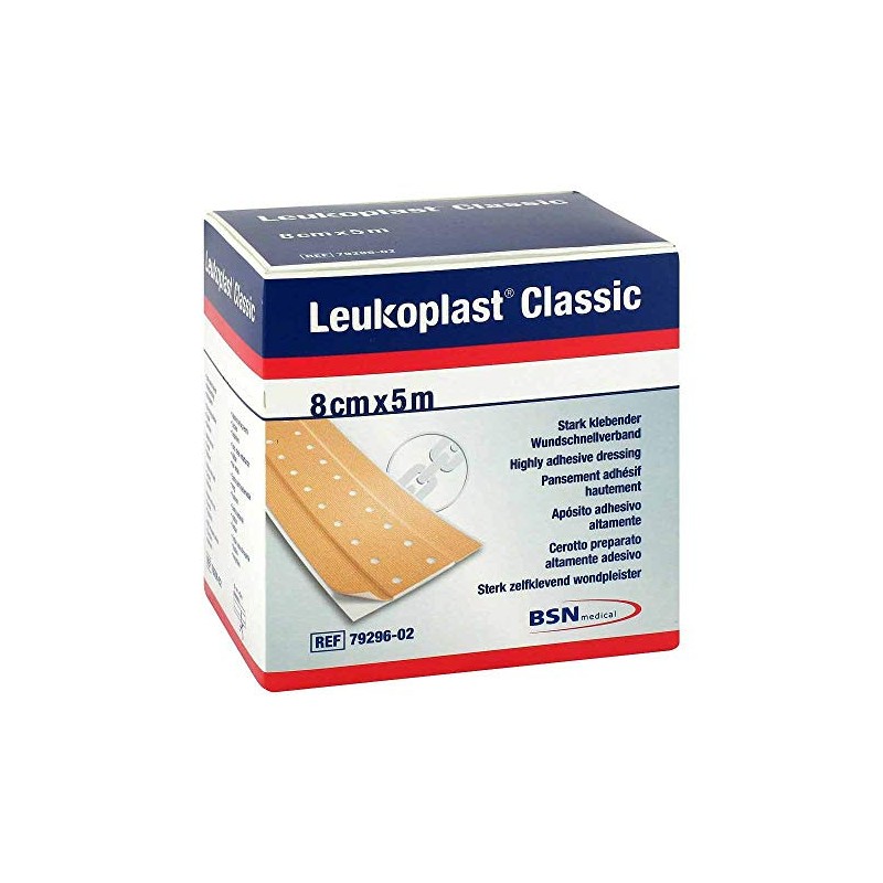 Leukoplast Classic Plaster 8 cm x 5 m Roll 1