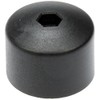 Black Wheel Nut Cover, Push Type